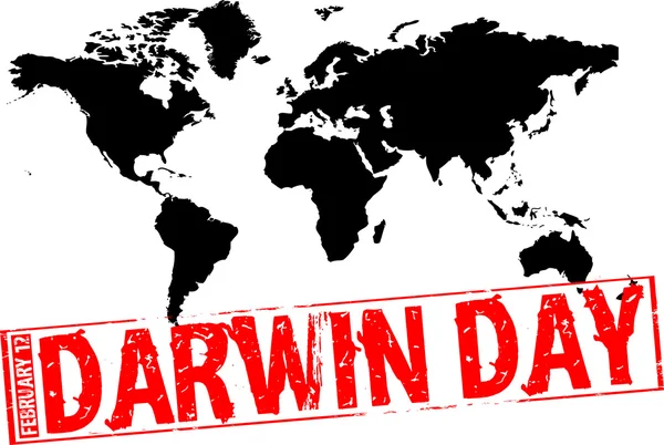 Día de Darwin — Vector de stock