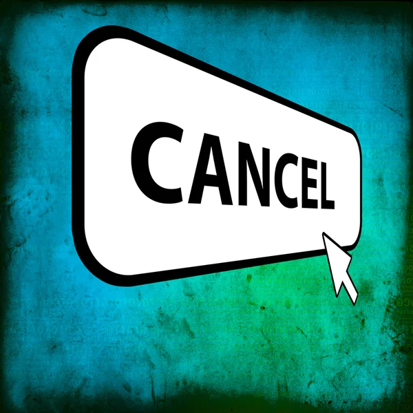 Cancel — Stock Photo, Image