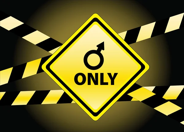 For male only — Stock Photo, Image