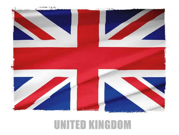 Εθνική σημαία του Ηνωμένου Βασιλείου — Φωτογραφία Αρχείου