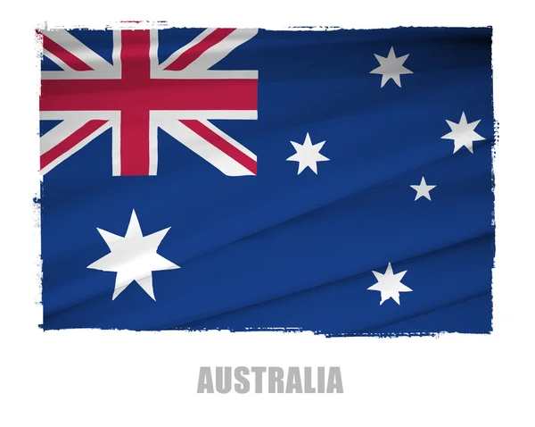 Státní vlajka Austrálie — Stock fotografie