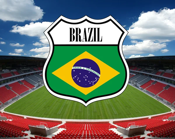Команда Бразилии — стоковое фото