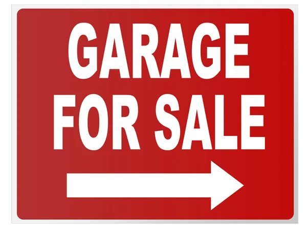 Garagem para venda — Fotografia de Stock