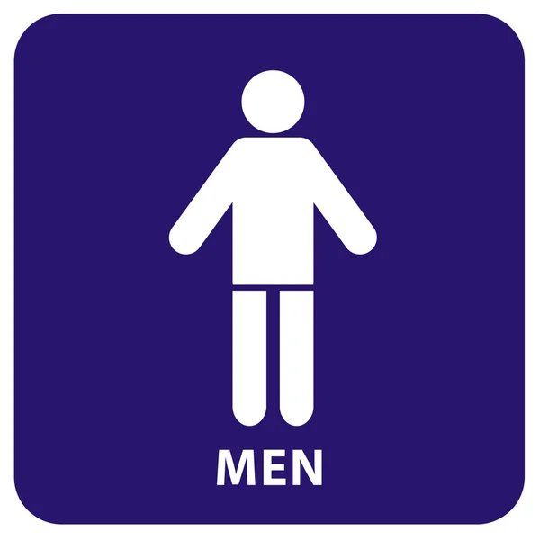 WC muži — Stock fotografie