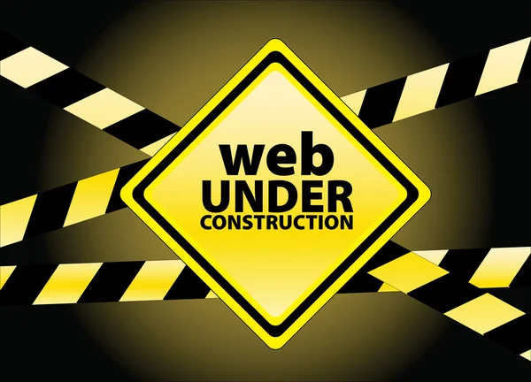 Web under construction — Stock Vector