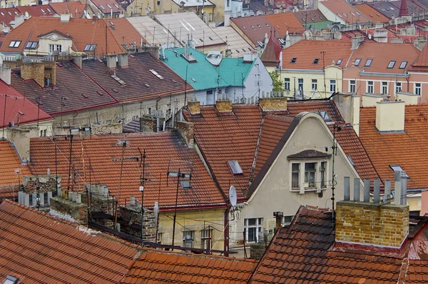 Dächer von Prag — Stockfoto