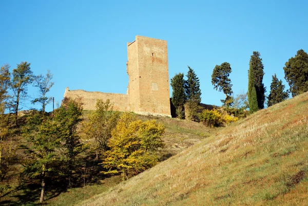 Stadsmuren van castelfiorentino — Stockfoto