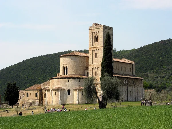 The Abbey of Sant'Antimo — Stock Photo, Image