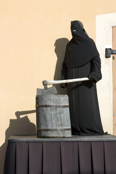 stock image The executioner with an axe