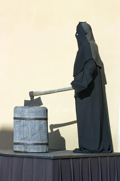 stock image The executioner with an axe