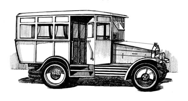 Antique autobus — Stock Photo, Image