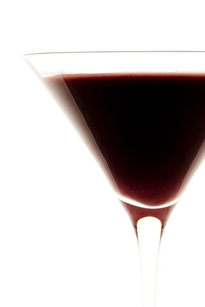 Темно-красный коктейль — стоковое фото