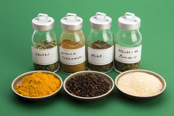 Various spice bowls — Stock Photo, Image