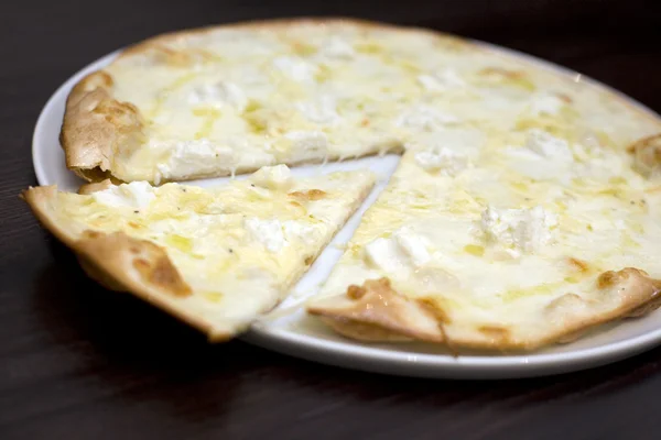 Six cheese pizza. — Stock Photo, Image