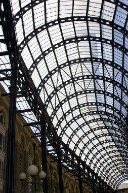 The roof of the Hay's Galleria clipart