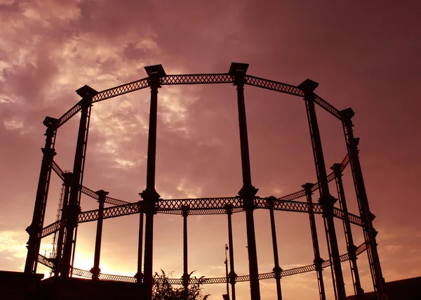 stock image Gas tower