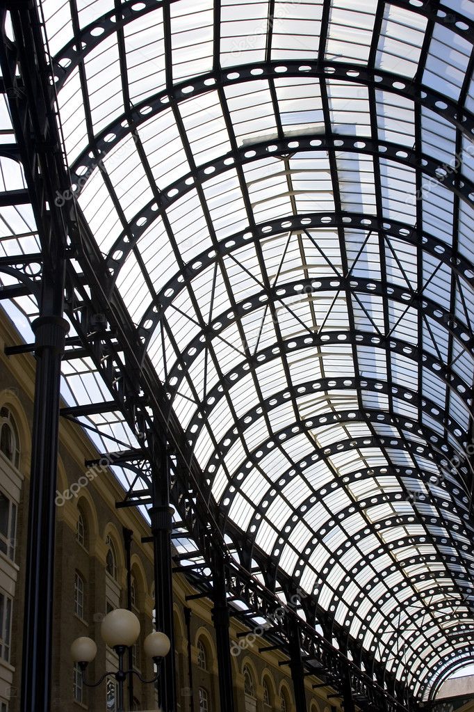 The roof of the Hay's Galleria