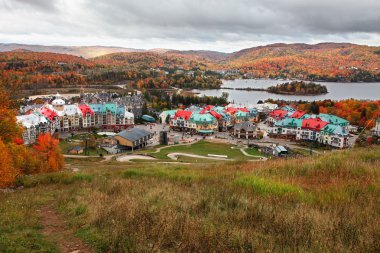 Fall Colors in Mont-Tremblant clipart