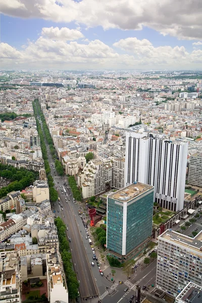 Vista elevada de París, Francia — Foto de Stock