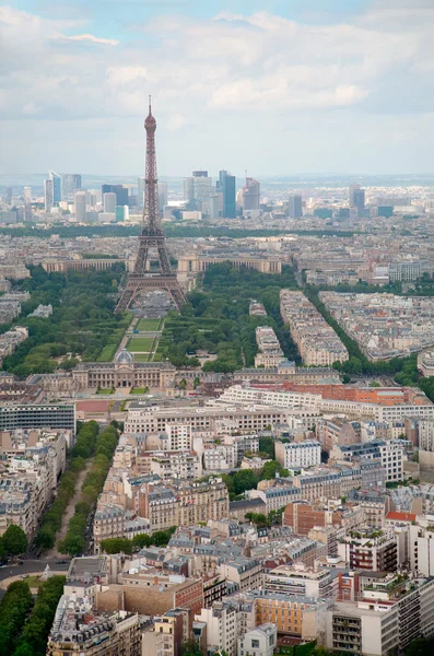 Υπερυψωμένη θέα στο Παρίσι, Γαλλία — Φωτογραφία Αρχείου