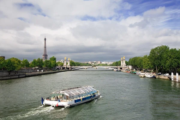 Seine River, Parigi, Francia — Foto Stock