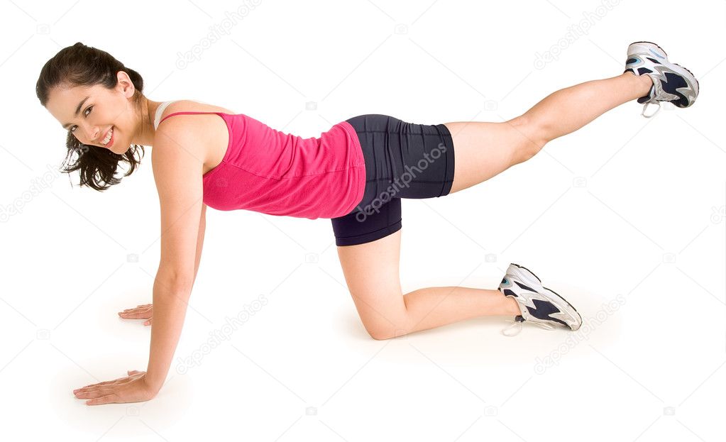 Young Woman Exercising