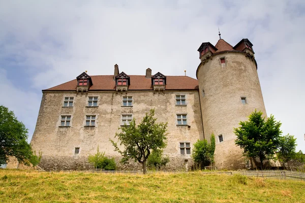 Zamek w Gruyères, switzerland — Zdjęcie stockowe