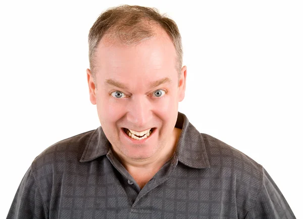 Smiling Middle Aged Man Stock Photo