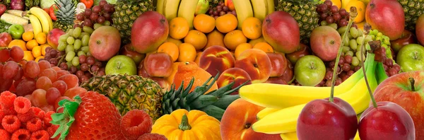 Panorama de frutas Imagens Royalty-Free