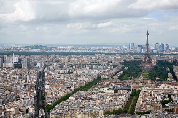 Podwyższone widok na Paryż, Francja — Zdjęcie stockowe