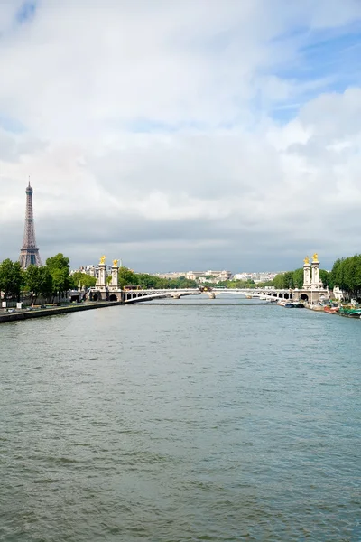 Seine River, Paryż, Francja — Zdjęcie stockowe