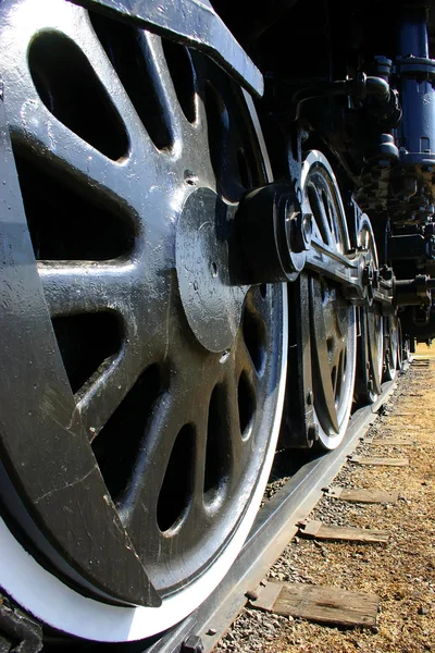 Big Locomotive Wheels — Stock Photo, Image