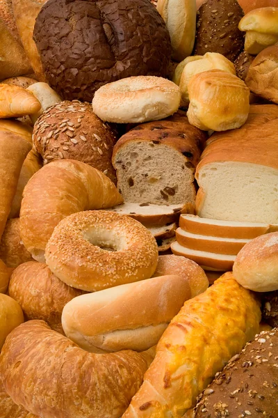 Olika typer av bröd — Stockfoto