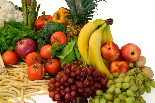 Овочі та фрукти — стокове фото