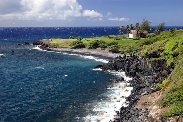 Widokiem na ocean wyspie Maui — Zdjęcie stockowe