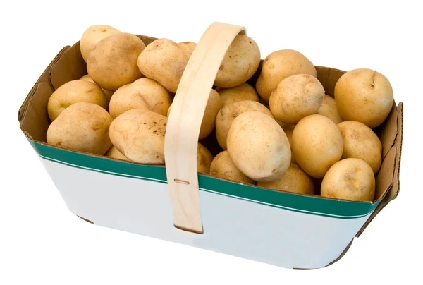 Καλάθι με πατάτες — Φωτογραφία Αρχείου