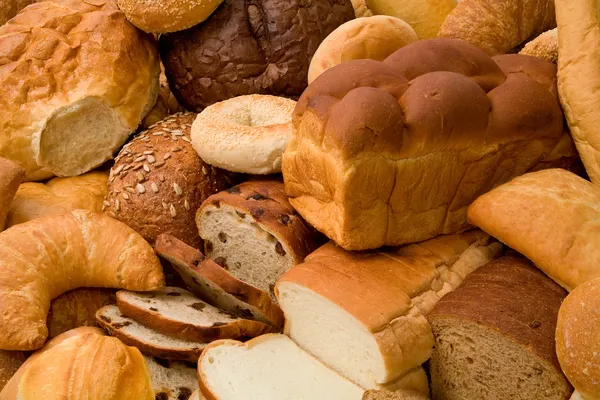 Various Types of Bread — Stock Photo, Image