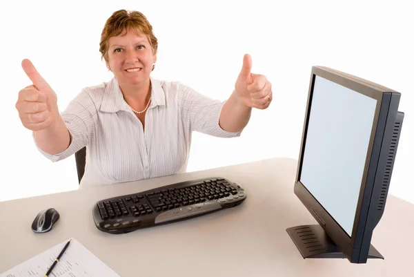 Two Thumbs Up — Stock Photo, Image