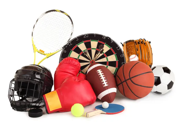 Sports and Games Arrangement — Stock Photo, Image