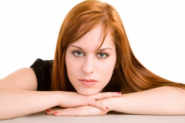 Beautiful Redhead Girl Portrait Royalty Free Stock Images