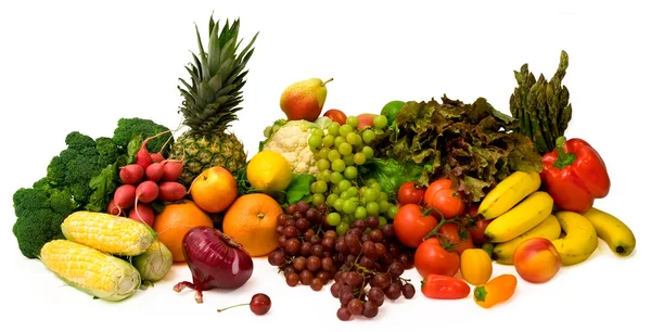 Vegetables and Fruits Stock Photo