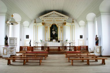 18th Century Chapel Interior clipart