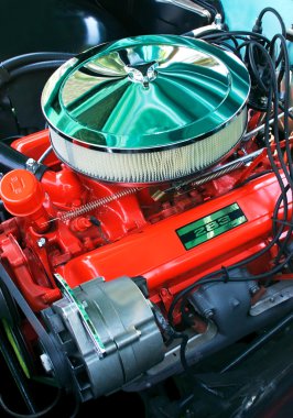 Vintage Automobile Engine clipart