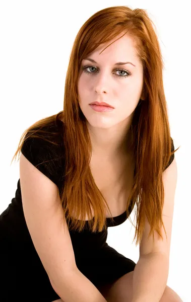 セクシーな赤毛の女性 — ストック写真