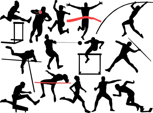Athlétisme — Image vectorielle