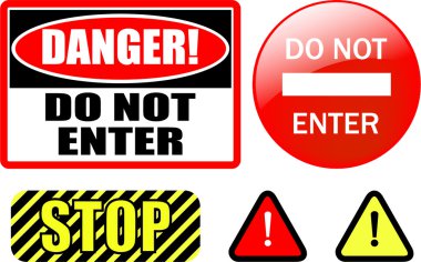 DO NOT ENTER clipart