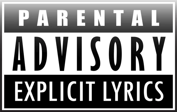 Explicit lyrics label — Stock Vector © nebojsa78 #2167937