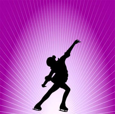 Figure skating clipart