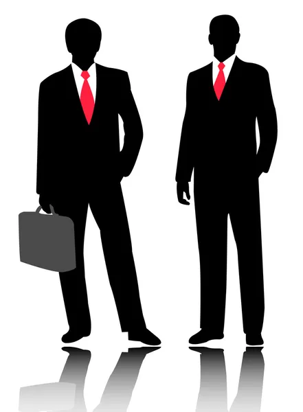 Illustrazione uomini d'affari — Vettoriale Stock
