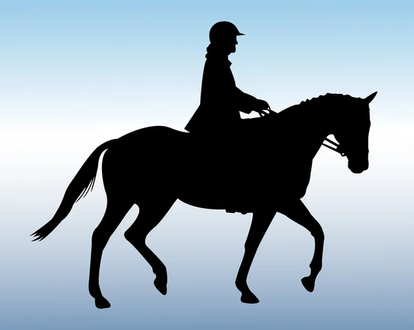 Équitation — Image vectorielle
